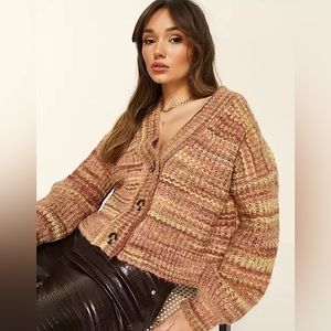 Madewell multi colored cardigan